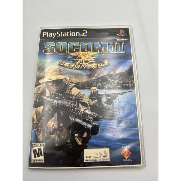 SOCOM II: U.S. Navy SEALs (Sony PlayStation 2, 2003) TESTED, DISC ONLY - Picture 4 of 4